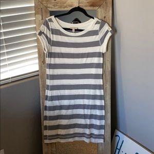 Banana Republic Striped Tshirt Dress XS